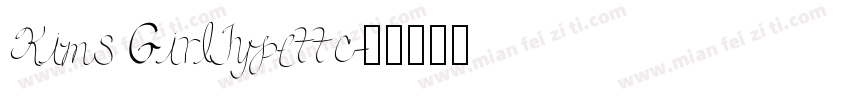 Kims GirlTypettc字体转换